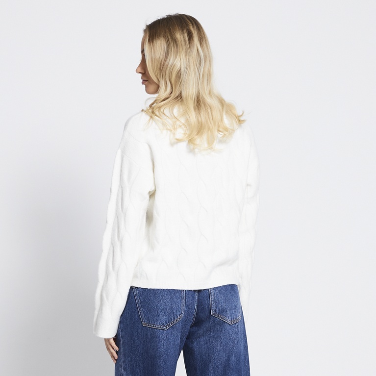 Cable-knit sweater "Alexia"